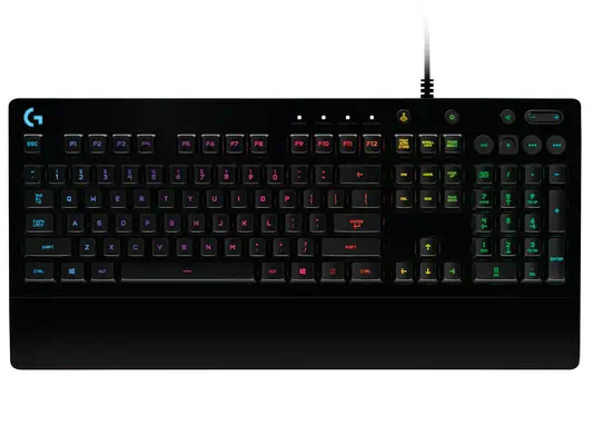 Logitech G 920-008090 clavier Gaming USB QWERTY Nordique Noir - Clavier - visuel 1