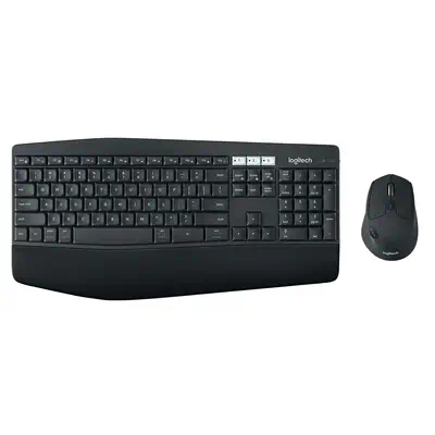 Logitech 920-008221 clavier Souris incluse Universel RF sans fil + Bluetooth QWERTZ Allemand Noir - Clavier - visuel 2