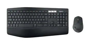 Comparaison Logitech 920-008222 clavier Souris incluse Universel RF sans fil + Bluetooth AZERTY Français Noir