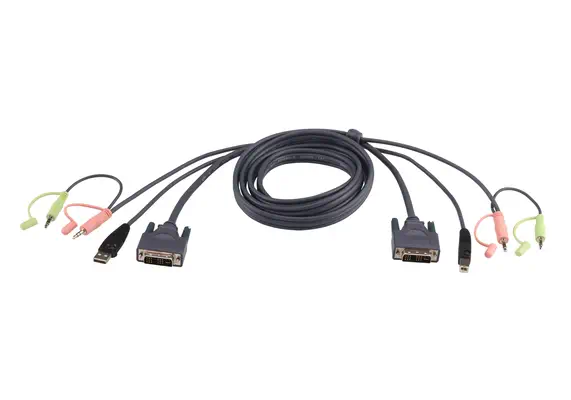 ATEN Câble KVM DVI-I USB Single Link 3m - Accessoire Réseau - visuel 1