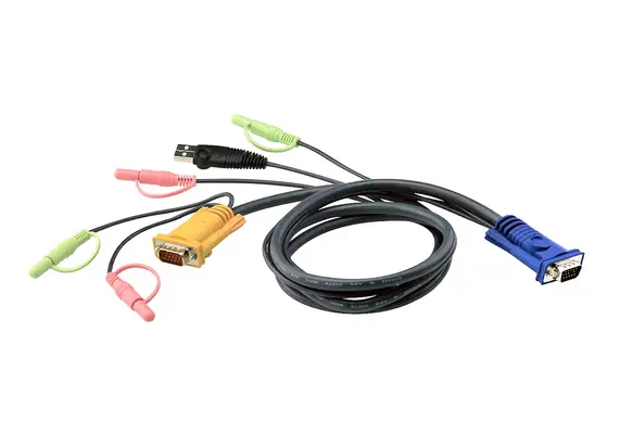 ATEN Câble KVM USB 5m avec SPHD 3 en 1 et audio - Accessoire Réseau - visuel 1