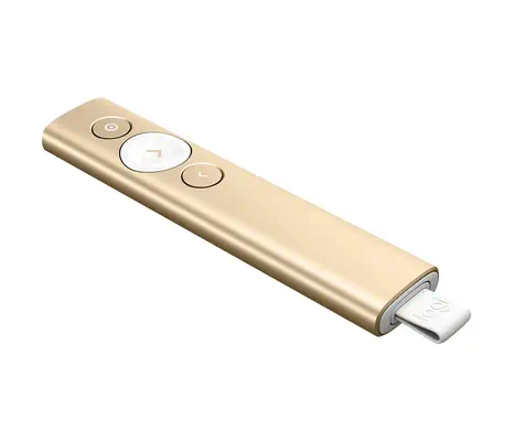 Logitech 910-004862 télécommande Bluetooth/RF Or Logitech - visuel 1 - hello RSE - PORTÉE ÉTENDUE