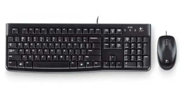 Logitech Desktop MK120 clavier Souris incluse USB QWERTZ Slovaque Noir - Clavier - visuel 5