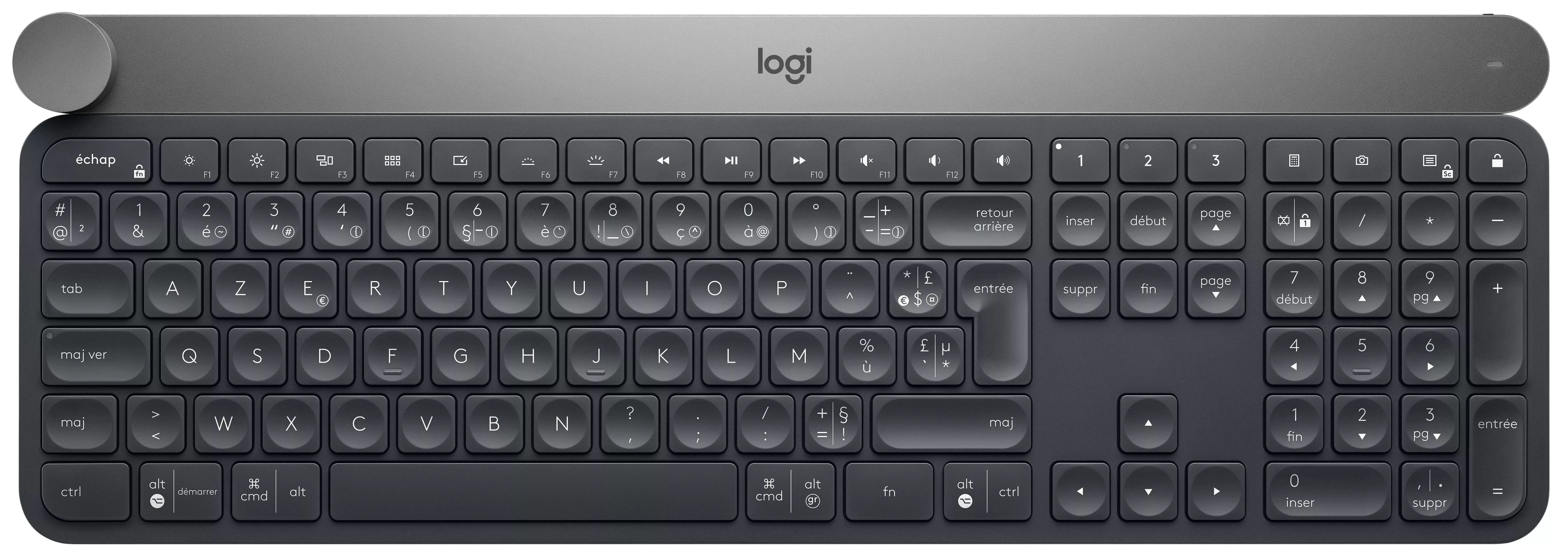 Achat Pack Clavier, souris LOGITECH Craft Advanced keyboard with creative input dial
