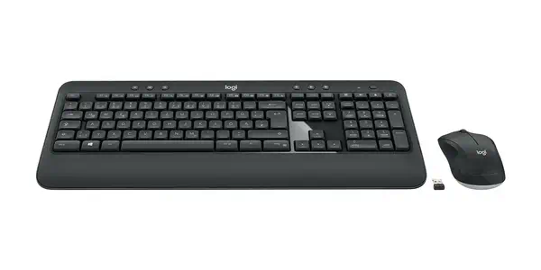 Logitech 920-008675 clavier Souris incluse Universel RF sans fil QWERTZ Allemand Noir - Pack Clavier, souris - visuel 1