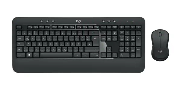 Logitech 920-008675 clavier Souris incluse Universel RF sans fil QWERTZ Allemand Noir - Pack Clavier, souris - visuel 2