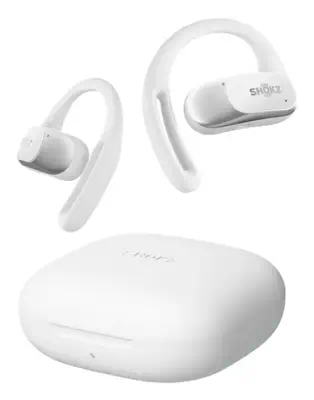 SHOKZ OpenFit Air, weiss Casque Sans fil Crochets auriculaires Appels/Musique/Sport/Au quotidien Blu - Shokz - Casque Micro - visuel 2
