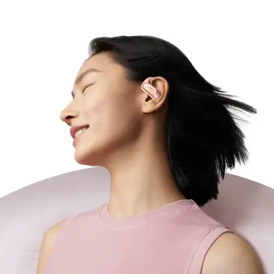 SHOKZ OpenFit Air Casque Sans fil Crochets auriculaires Appels/Musique/Sport/Au quotidien Bluetooth  - Shokz - Casque Micro - visuel 5