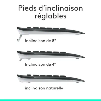 Logitech 920-008676 clavier Souris incluse Universel USB AZERTY Logitech - visuel 1 - hello RSE - INSTANTANÉMENT FAMILIER. TOUT SIMPLEMENT AVANCÉ