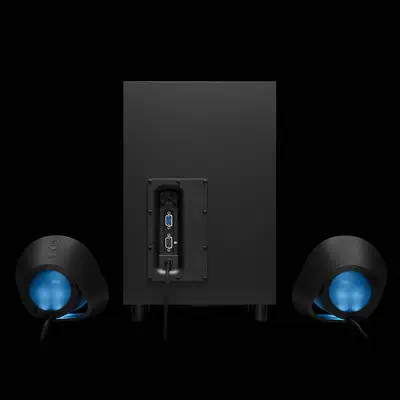 Logitech G G560 Haut-parleur gaming pour PC LIGHTSYNC Logitech - visuel 1 - hello RSE - COMMANDES À PORTÉE DE MAIN