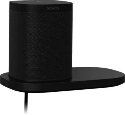 Sonos S1SHFWW1BLK support de haut-parleurs Mur Plastique Noir - Accessoire Affichage - visuel 1