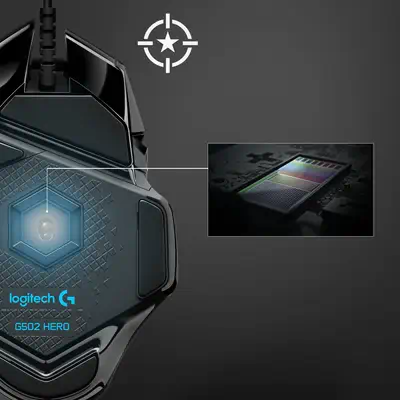 Logitech G Logitech G502 HERO - Pack Clavier, souris - visuel 3