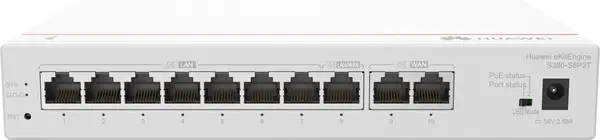 HUAWEI eKit S380 Series S380-S8P2T Géré Gigabit Ethernet (10/100/1000) Connexion Ethernet, supportan - Huawei - Routeur - visuel 3