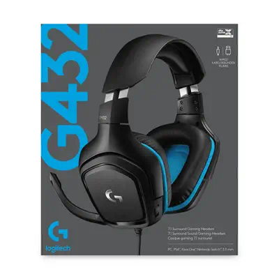 Logitech G G432 7.1 Surround Sound Wired Gaming Headset - Casque Micro - visuel 7