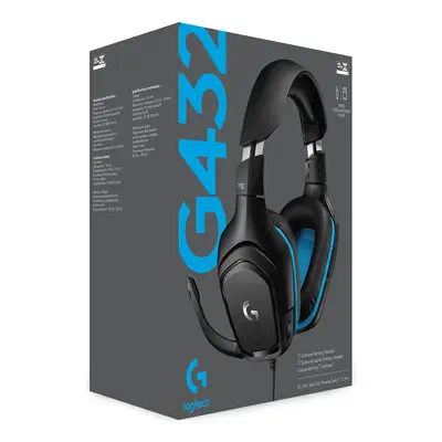 Logitech G G432 7.1 Surround Sound Wired Gaming Headset - Casque Micro - visuel 6
