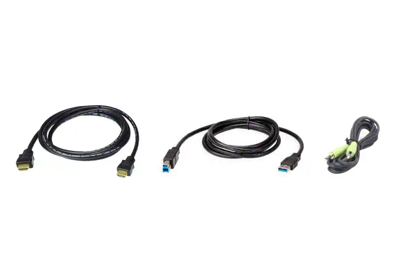 ATEN 2L-7D02UHX3 câble kvm Noir 1,8 m - Accessoire Réseau - visuel 1