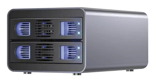 Generic ECF-641379 Boîtier de disques de stockage Boîtier disque dur/SSD Gris 2.5/3.5" - Accessoire Stockage - visuel 1