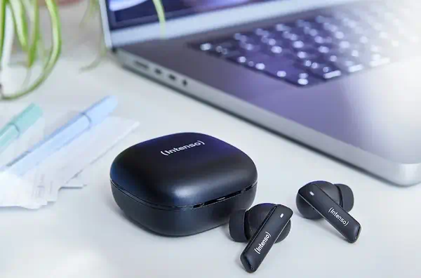 Intenso T500HAE Casque True Wireless Stereo (TWS) Ecouteurs Appels/Musique/Sport/Au quotidien USB Ty - Casque Micro - visuel 2