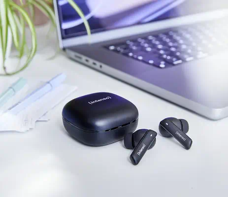 Intenso T500HAE Casque True Wireless Stereo (TWS) Ecouteurs Appels/Musique/Sport/Au quotidien USB Ty - Casque Micro - visuel 8