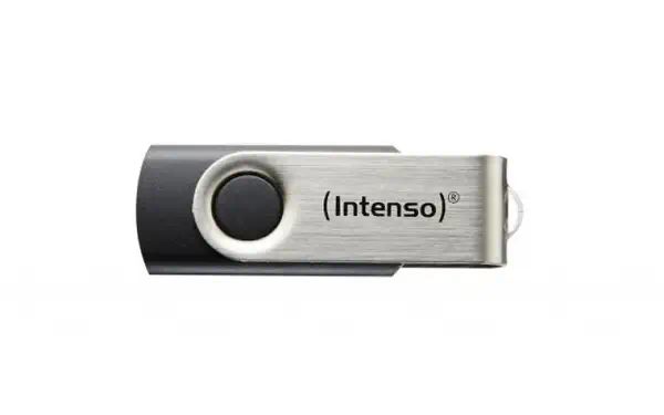 Intenso Basic Line lecteur USB flash 64 Go USB Type-A 2.0 Noir, Argent - Clé USB - visuel 2