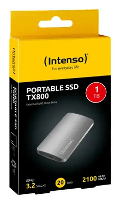 Intenso TX800 1 To USB Type-C USB 3.2 Gen 2x2 Anthracite - Disque dur Externe - visuel 4