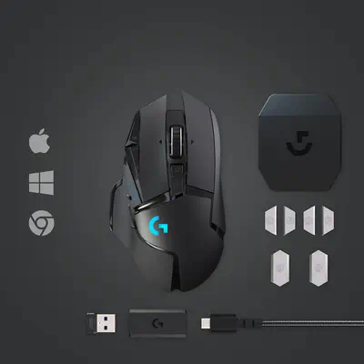 Logitech G G502 LIGHTSPEED - Pack Clavier, souris - visuel 9