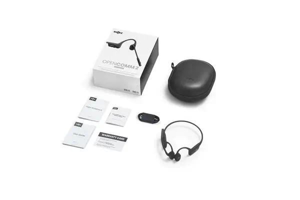 SHOKZ C120-AN-BK casque Sans fil Crochets auriculaires Bureau/Centre d'appels Bluetooth Noir - Shokz - Casque Micro - visuel 7