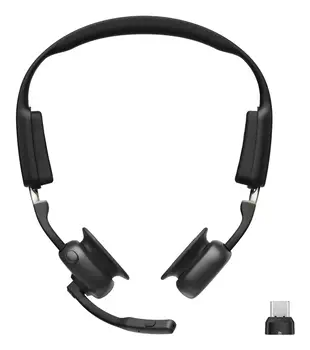 Comparaison SHOKZ Openmeet Casque Sans fil Crochets auriculaires Bureau/Centre d'appels USB Type-C Bluetooth Noi
