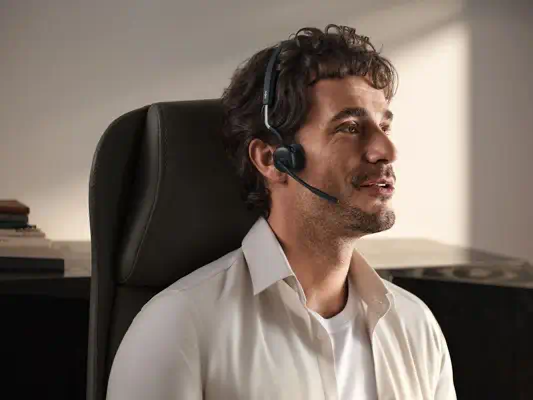 SHOKZ C610-AN-BK casque Sans fil Crochets auriculaires Bureau/Centre d'appels Bluetooth Noir - Shokz - Casque Micro - visuel 9