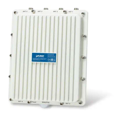 IP67 802.11ac Wave 2, Dual Band 1200Mbps Outdoor - PLANET - Borne Wifi - visuel 1