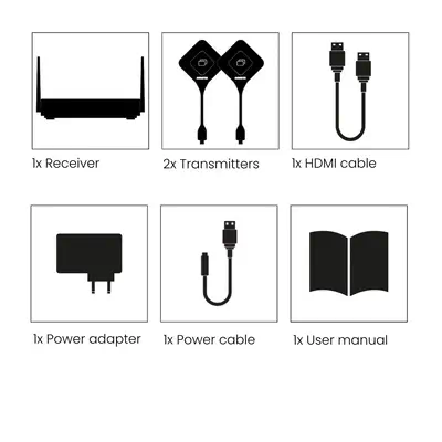 Stream 4K Pro - Système de présentation HDMI 4K sans fil + 1 dongle USB-C supplémentaire - Marmitek - Accessoire Affichage - visuel 4