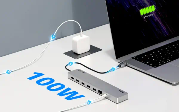 ATEN UH3240 hub & concentrateur USB Type-C Argent - Station d'accueil pour portable - visuel 6