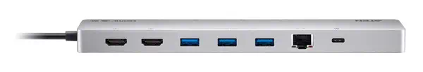 ATEN UH3240 hub & concentrateur USB Type-C Argent - Station d'accueil pour portable - visuel 2