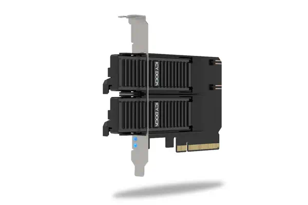Icy Dock MB312M4P-B carte et adaptateur d'interfaces M.2, PCIe - Accessoire Stockage - visuel 4