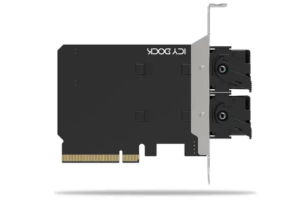 Icy Dock MB312M4P-B carte et adaptateur d'interfaces M.2, PCIe - Accessoire Stockage - visuel 6
