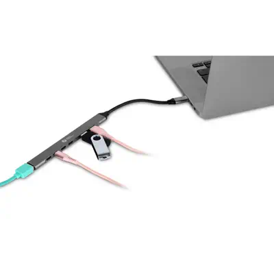 BakkerElkhuizen USB-C Hub 7-in-1 (3A+4C) - Accessoire Divers - visuel 3
