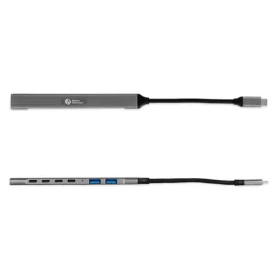 BakkerElkhuizen USB-C Hub 7-in-1 (3A+4C) - Accessoire Divers - visuel 2