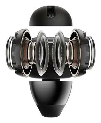 SHOKZ OpenDots ONE Casque Sans fil Clip d'oreille Appels/Musique/Sport/Au quotidien Bluetooth Noir - Shokz - Casque Micro - visuel 3
