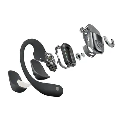 SHOKZ OpenFit 2+ Casques Sans fil Crochets auriculaires, Ecouteurs Appels/Musique Bluetooth Noir - Shokz - Casque Micro - visuel 2