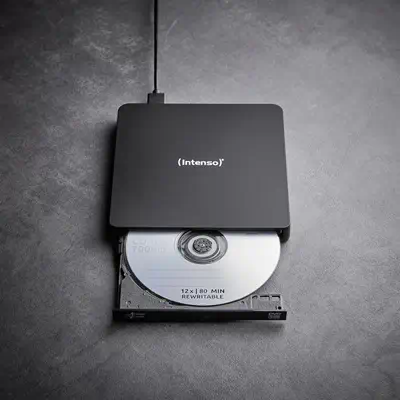 Intenso EOD 400D Slim lecteur de disques optiques DVD Super Multi DL Noir - Lecteur Optique - visuel 10