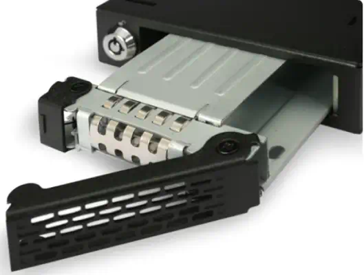 Icy Dock MB991IK-B Obturateur de baie de lecteur 2.5" Plateau de stockage de disques Noir - Accessoire Stockage - visuel 3