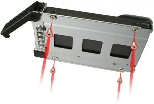 Icy Dock MB994SP-4S Obturateur de baie de lecteur Noir - Accessoire Stockage - visuel 3