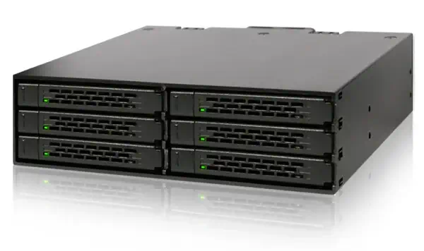Icy Dock MB996SP-6SB boîtier de disques 0 To Noir - Accessoire Stockage - visuel 1