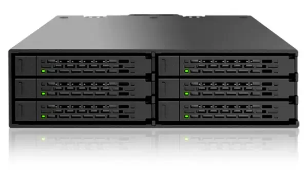 Icy Dock MB996SP-6SB boîtier de disques 0 To Noir - Accessoire Stockage - visuel 2