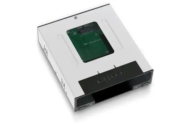 Icy Dock MB795SP-B Obturateur de baie de lecteur 2,5/3,5" Plateau de stockage de disques Noir - Accessoire Stockage - visuel 9