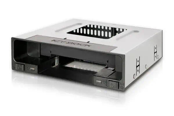 Icy Dock MB795SP-B Obturateur de baie de lecteur 2,5/3,5" Plateau de stockage de disques Noir - Accessoire Stockage - visuel 4