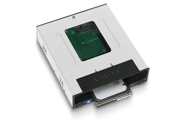 Icy Dock MB795SP-B Obturateur de baie de lecteur 2,5/3,5" Plateau de stockage de disques Noir - Accessoire Stockage - visuel 10