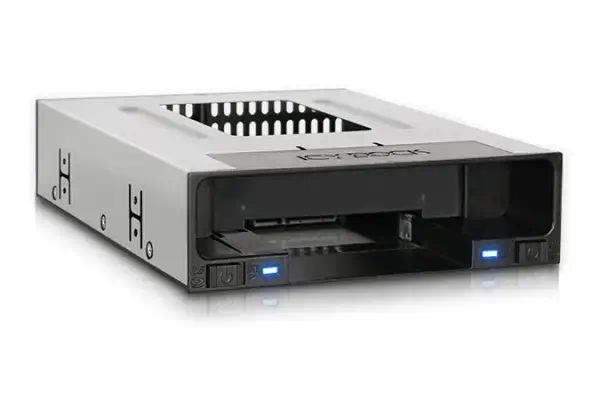 Icy Dock MB795SP-B Obturateur de baie de lecteur 2,5/3,5" Plateau de stockage de disques Noir - Accessoire Stockage - visuel 3
