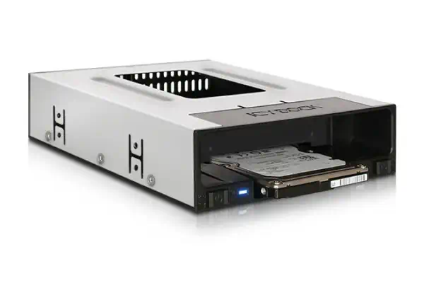 Icy Dock MB795SP-B Obturateur de baie de lecteur 2,5/3,5" Plateau de stockage de disques Noir - Accessoire Stockage - visuel 5