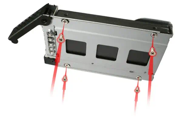 Icy Dock MB991TRAY-B Obturateur de baie de lecteur Noir, Argent - Accessoire Stockage - visuel 5